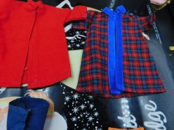 barbie black double case clothes c
